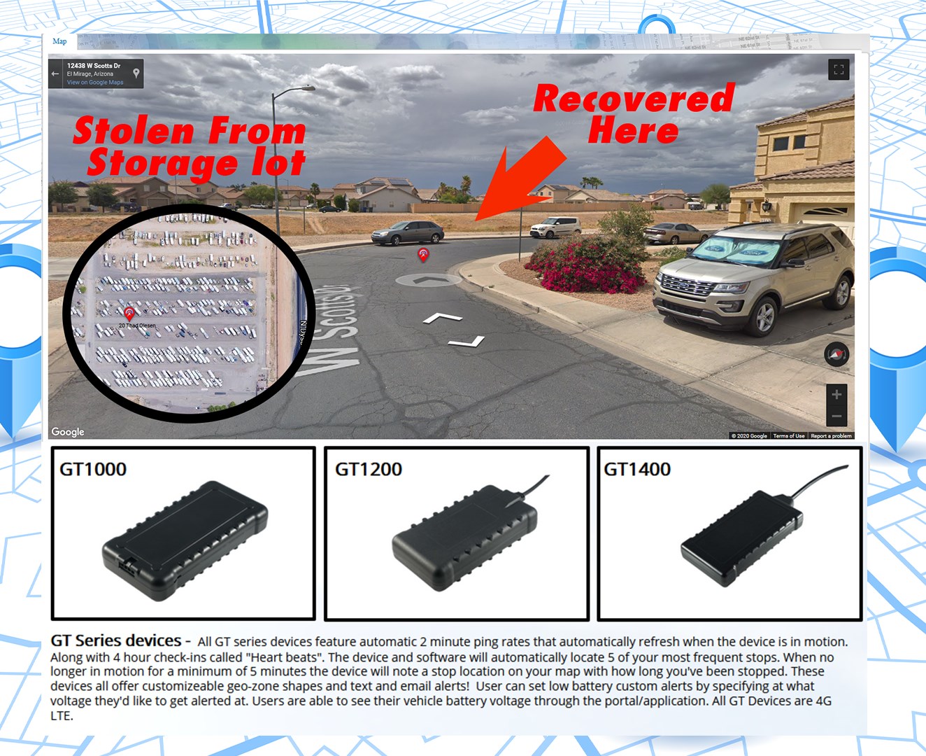 *GT1510-EV - Waterproof IP67 -  Wired Device - Best for Harsh Conditions